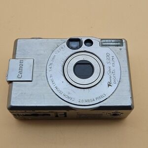 Canon PowerShot S330 Digital ELPH 2.0MP 3x Zoom UNTESTED AS IS FOR PARTS